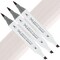 Artfinity Sketch Marker Sets - Set of 3 - Ash Gray RV9-2, Vibrant, Professional, Dye-Based Alcohol Markers for Artists, Drawing, Travel, & More